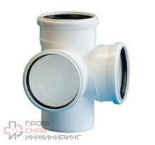 Крестовина одноплоскостная бесшумная внутренняя ПП 110х110х110/87 Политэк