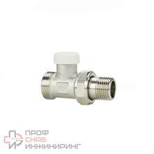 Запорный радиаторный клапан Varmega прямой 1/2" ВР-НР