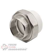 Муфта комб. разъемная, вн 40х1 1/4" EVER® plast белый