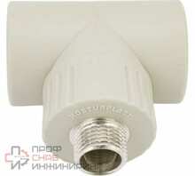 Тройник комбинированный PPR наружная резьба РОСТУРПЛАСТ 32х 3/4