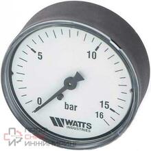 Манометр аксиальный F+R150 (MAS) 80/16 16бар Watts
