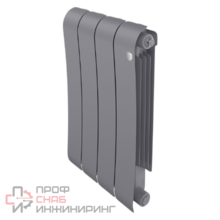 Радиатор биметаллический Royal Thermo Infinity 500 Silver Satin - 4 секц.