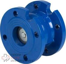 Клапан обратный пружинный GENEBRE 2450 12 DN100 PN16, корпус - GJL-250 (GG25)  клапан - латунь + никелевое покрытие, уплотнение – NBR, Ф/Ф