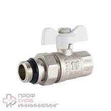 Кран шаровой с американкой ViEiR 1", никель