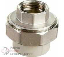 Муфта PP-R сер комб разъем 32х3/4 дюйма ВР 10155220Г 127-1035 Valfex
