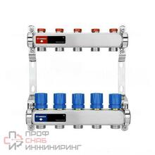 Группа коллекторная для отопления VARMEGA ВР 1" на 5 контуров 3/4" EK
