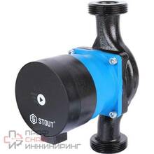 Циркуляционный насос SPC-0002 mini, резьбовой, Stout 1 1/2 " 35Вт