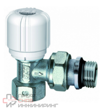 Вентиль термостатический угловой с преднастройкой FAR 1/2"ВР, EPDM