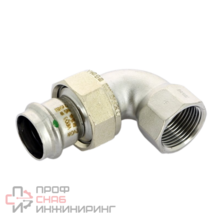 Переходной элемент 90°, Viega, Sanpress inox, с SC-Contur 28 x 1";