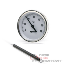 Термометр WATTS F+R810 TBC 33mm, 0 - 60 °C