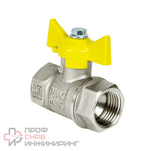 Кран шаровой VALFEX Ду15 Ру40 ручка-бабочка 11Б27фтМ VF.277.NB3.012.N/P59