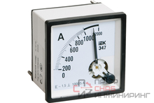 Амперметр IEK Э47 96х96мм 300/5А кл. точн. 1.5