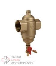 Фильтр магнитный T-образный латунь R146M Ду20 Ру10 м/м 110C со сливным краном Giacomini