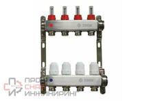 Коллекторная группа 1x3/4x4 вых. с расходомерами и регулир.клапанами (нерж.сталь) TAEN