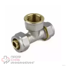 Тройник МП Aquasfera обжимной латунь Дн26х3/4"х26 ВР 7013-03
