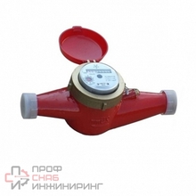 Универсальный счетчик воды «Пульсар М» без интерфейса Ду32, пластиковый регистр, Qn=6 м3/ч