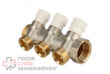 Коллектор распределительный Stout SMB никелированный 1 3/4 ЕК 3 выхода