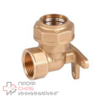 Угол GENEBRE с внутр. резьбой и крепл. к стене 32 x Rp1" (внутр)