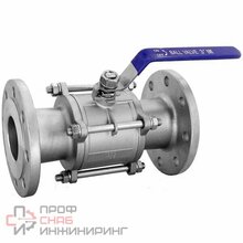 Кран шаровой Newkey фланцевый трехсоставной нержавеющий (3PC)  AISI304 DN32 (1_1/4")  (CF8)  PN16