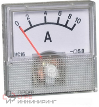 Амперметр RUICHI 10А (40х40)