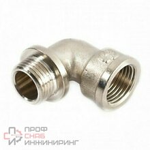 Угольник 90° General Fittings 2700 1/2"-1/2" вн.- нар. резьба 270024N040400A