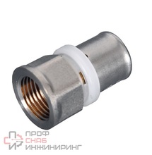 Муфта-пресс MVI ВР латунь никелированная Ду26х3/4