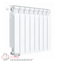 Радиатор биметаллический Rifar Monolit Ventil 500/7, левое подключение, 50 мм (без H-образного узла)