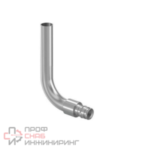 Угольник из покрытой медной трубки 16-15cu l=300мм '2ф SMART RADI Q&E Uponor