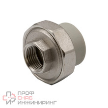 Муфта комб. разъемная, вн 25х1/2'' EVER® plast серый