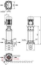 Насос Wilo HELIX FIRST V 208-5/16/E/S/400-50