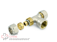 Тройник General Fittings 5300 26-3/4"-26 обжим-внутренняя