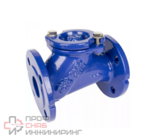Клапан обратный шаровой Rushwork DN250, PN16, корпус - GJS-400-15 (GGG40)  шар - GJS-400-15 (GGG40)  покрытие шара - NBR, Ф/Ф