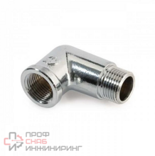 Угольник 90° 3/4"-3/4" General Fittings 2700 вн.- нар. резьба, латунь хромированная