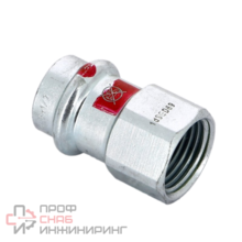 Переход, Viega, Prestabo c SC-Contur, 18x1/2", из оцинкованной стали, с многогранником, с внутренней резьбой, модель 1112