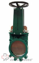 Задвижка шиберная Tecofi со штурвалом Ду80 PN10