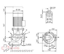 Насос Wilo IL 150/270-22/4