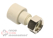 Переход Wavin Ekoplastik SNAM02525X PPR с гайкой