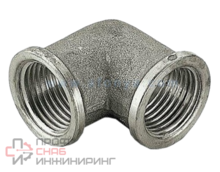 Уголок Tiemme 1' внутренняя резьба никелированный