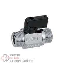 Кран мини НН 1/2" флажок Bugatti KANSAS проход 15 мм серия 810