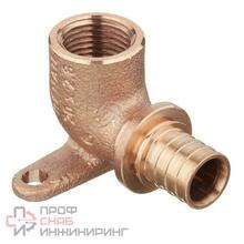 Угольник настенный, В, 20, 3/4, бронза (RX+)  короткий Rehau