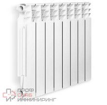 Радиатор биметаллический STOUT Alpha 500 8 секций (Россия)