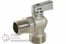 Кран шаровой Frap 1/2" угловой для подключения сантехприборов НР-НР 1/2" x 1/2"