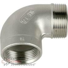 Угольник GENEBRE 0092 05, DN020 (3/4")  PN20, 90 град, корпус - AISI316 (CF8M)  НР-ВР