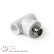 Тройник полипропиленовый PRO AQUA комбинированный с наружной резьбой 32-3/4
