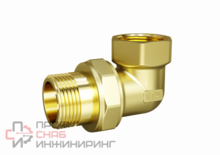 Разъемное соединение угловое LD Pride DN15 (1/2") ВР/НР латунь