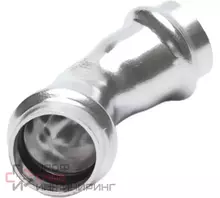 Угольник 45° ВПр-ВПр, 35, из нержавеющей стали SUS 304