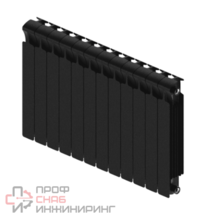 Радиатор биметаллический Rifar Monolit 3/4 500/14 Антрацит