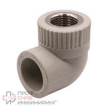 Уголок комб. вн 25х1/2'' EVER® plast серый