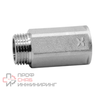 Муфта 6/гран.1/2" ВР-НР 30мм ник. IVC.104197.N.07 IVANCI