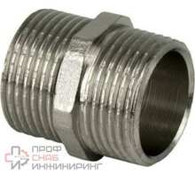 Ниппель РосТурПласт переходной НР 1" никель RTP